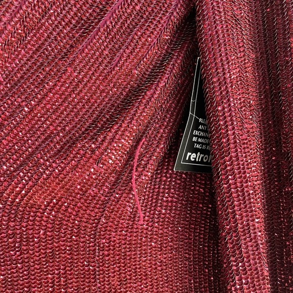 NWT Retrofete Gabriele sequinned rob dress Size XS - Picture 10 of 13